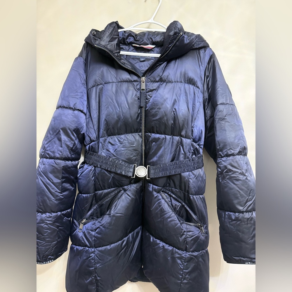 Tommy Hilfiger Navy Blue Puffer Jacket
